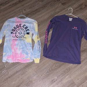 Two very good condition long sleeve shirts